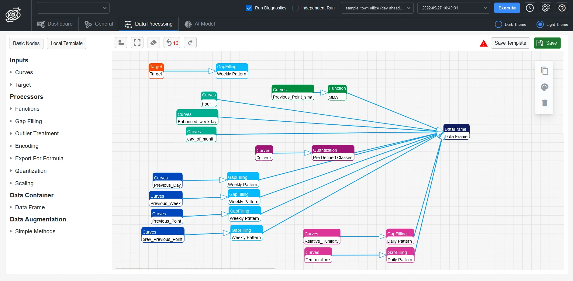 QR Forecaster Feature Engineering Dashboard — Load Forecast Model for Office Consumer Type for Spring