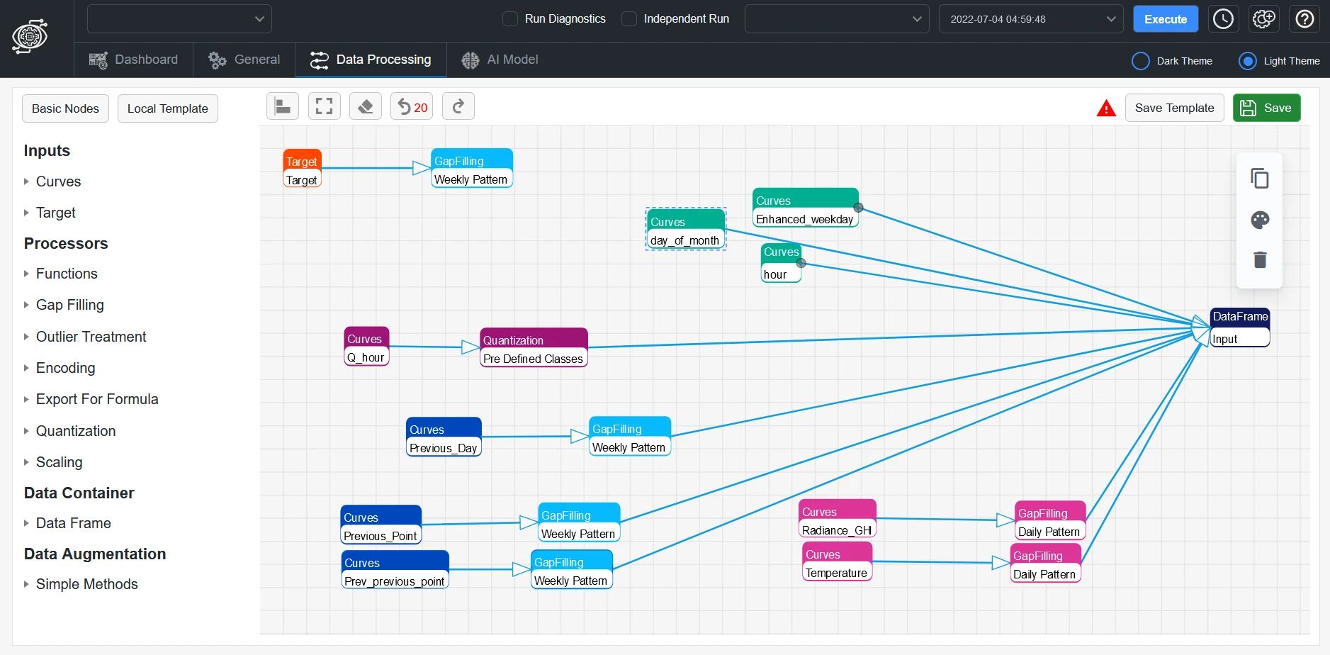 QR Forecaster Feature Engineering Dashboard — Load Forecast Model for School Consumer Type for Spring