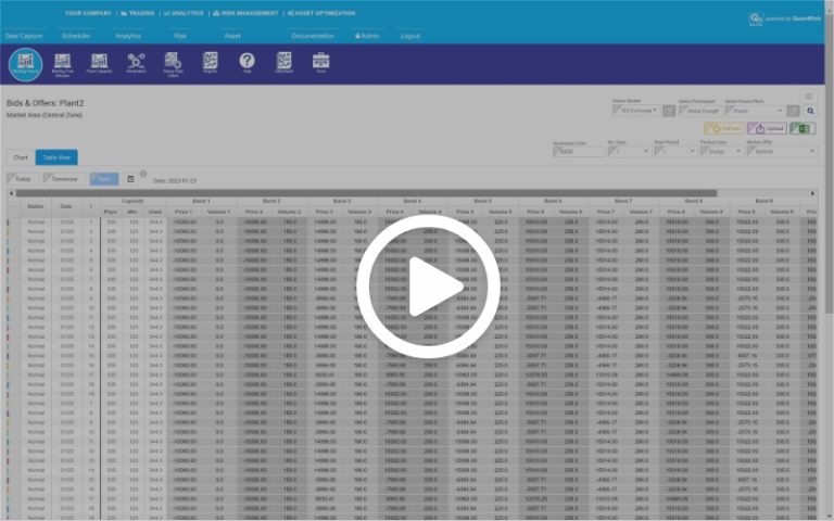 Bidding Trading & Scheduling